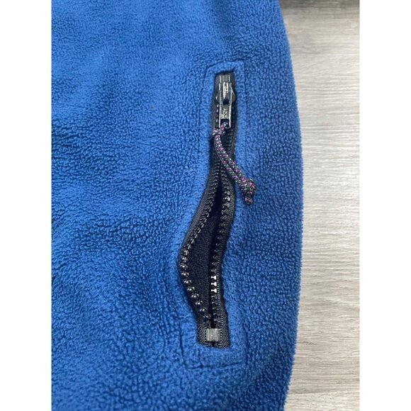 Vintage REI Men's Size Large Blue Fleece Hiking Jacket Coat Full Zip Pockets - Picture 5 of 16